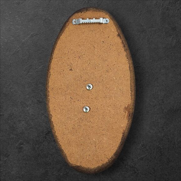 Vintage Copper & Resin Sad Clown Wall Plaque 10" Mid Century Art MCM Coppercraft - Picture 9 of 11